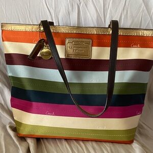 Coach Legacy Sateen Tote bag EUC